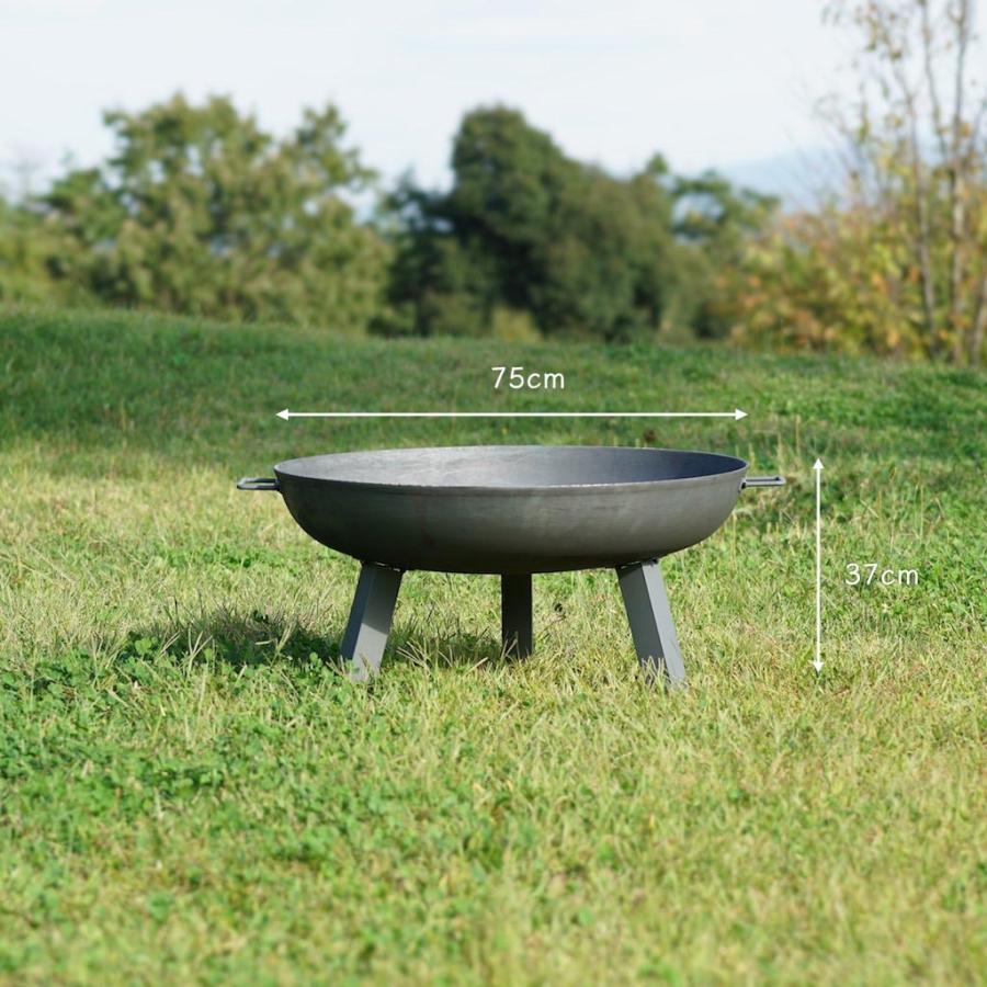 ファイヤーピット・ガーデン 75cm 焚火台 cacomoca Fire Pit GARDEN 75cm｜cacomoca｜03