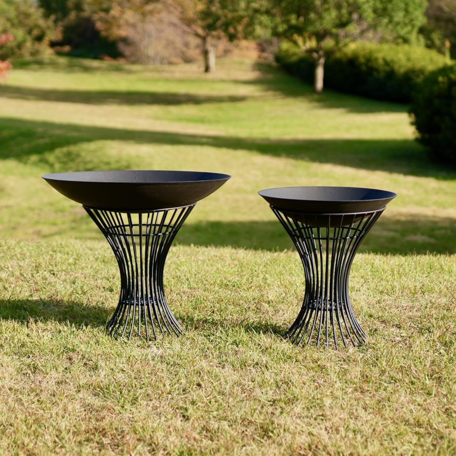 高級鋳物製ファイヤーピット、優美なデザインでリッチなアウトドア空間を演出、ガーデン・アウトドア・イベント、cacomoca Fire Pit SALAMANDERE 78cm |  | 01