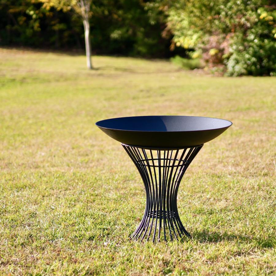 高級鋳物製ファイヤーピット、優美なデザインでリッチなアウトドア空間を演出、ガーデン・アウトドア・イベント、cacomoca Fire Pit SALAMANDERE 78cm |  | 04