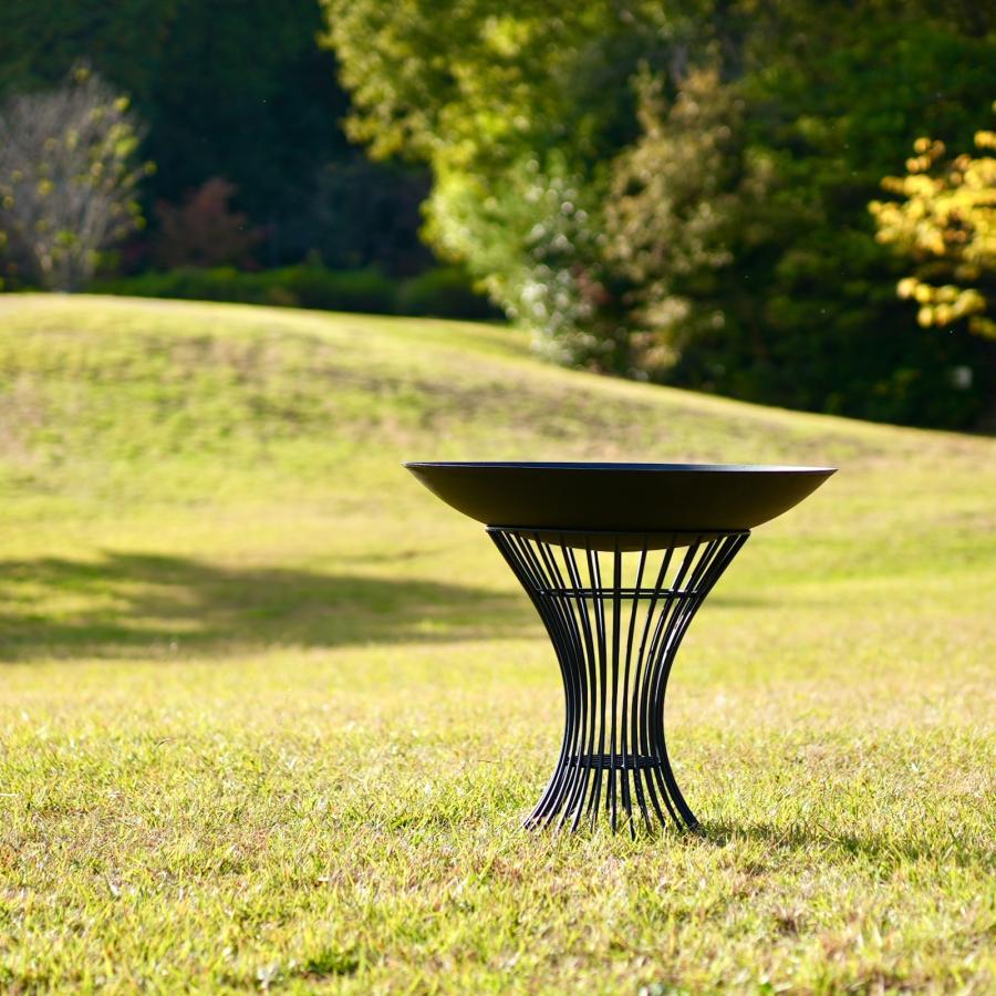 高級鋳物製ファイヤーピット、優美なデザインでリッチなアウトドア空間を演出、ガーデン・アウトドア・イベント、cacomoca Fire Pit SALAMANDERE 78cm |  | 05