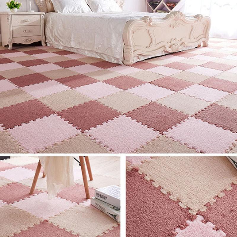 パズルマット フランネル ラグマット ジョイントマット プレイマット 正方形 安全 ペット 組合せ自由 クッション おしゃれ シンプル Dt102 癒し館 通販 Yahoo ショッピング