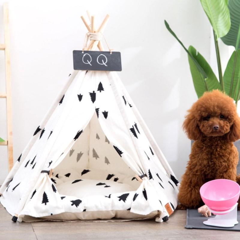 ペット用テント 犬 猫 ペット用品 ペットテント ペットハウス 小屋 クッション付き ベッド 室内用 動物 寝具 お昼寝 Gw1 癒し館 通販 Yahoo ショッピング