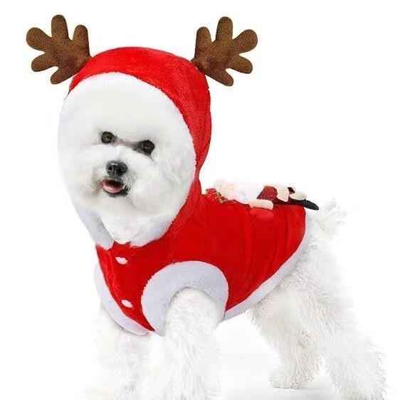 ペットクリスマス クリスマスサンタ 衣装 つなぎ 犬 秋冬服 仮装 犬 ドッグウェア 犬用 コスプレ衣装 冬用ペット ネコの服 防寒 暖halloween ワンちゃん Pt76 癒し館 通販 Yahoo ショッピング