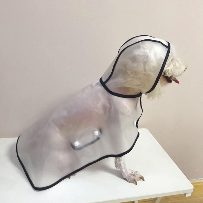 犬服 レインコート 小型犬 犬用レインコート ドッグウェア 雨具 犬の服 ドッグウェア レインポンチョ ポンチョ型 梅雨 お出かけ お散歩 透明 ペット用品 Xs Xl Yu06 癒し館 通販 Yahoo ショッピング