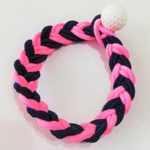 2色のカラーゴムを八つ編みにし2タイプのヘアゴムを作りました 平型はハート模様が可愛い 太丸はストライプ模様 ティーが片手で刺しやすい Hg8 Heramaru まりっちcaddy S きゃでぃーず 通販 Yahoo ショッピング