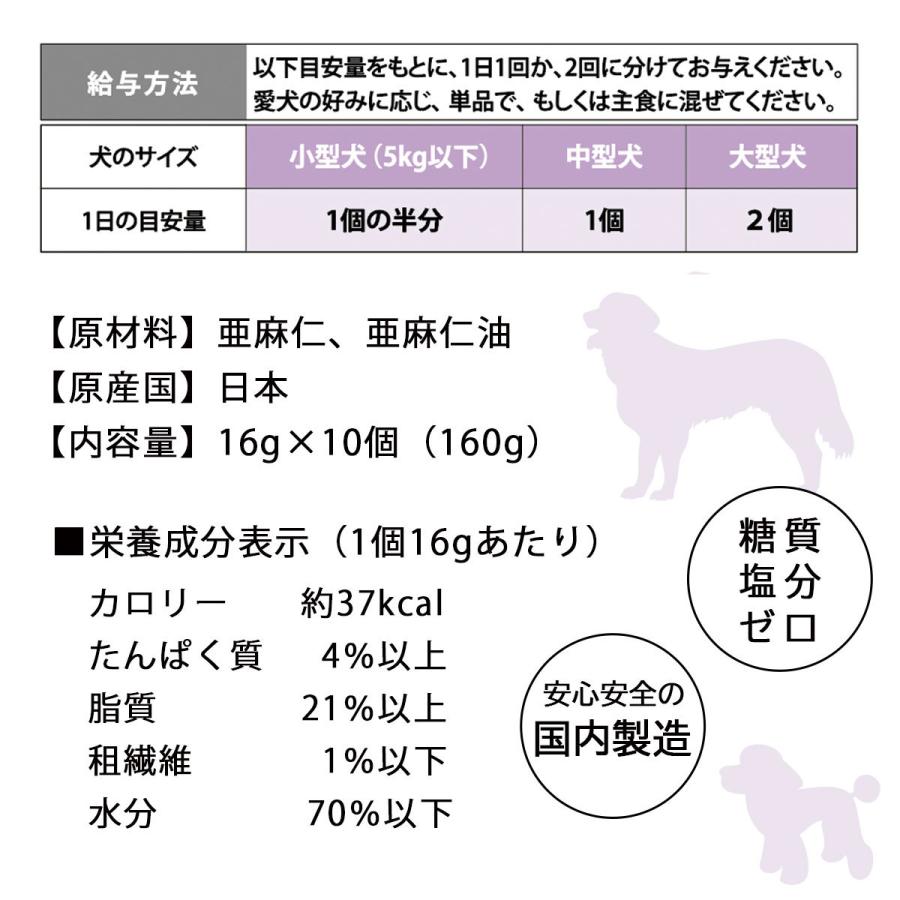 犬用栄養補完食 ウエット あまにワン 16g×10袋入り 小分け アマニ |  | 09