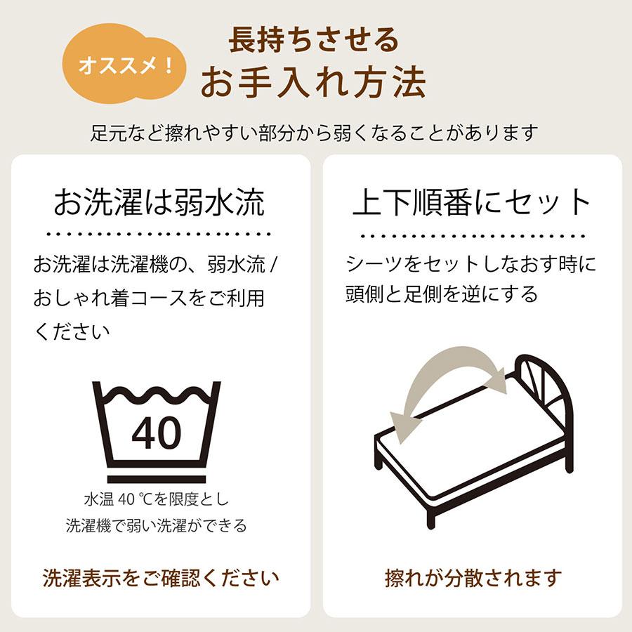リネン ボックスシーツ セミダブル ベッドカバー 日本製 LINEN \u0026 BASICの画像
