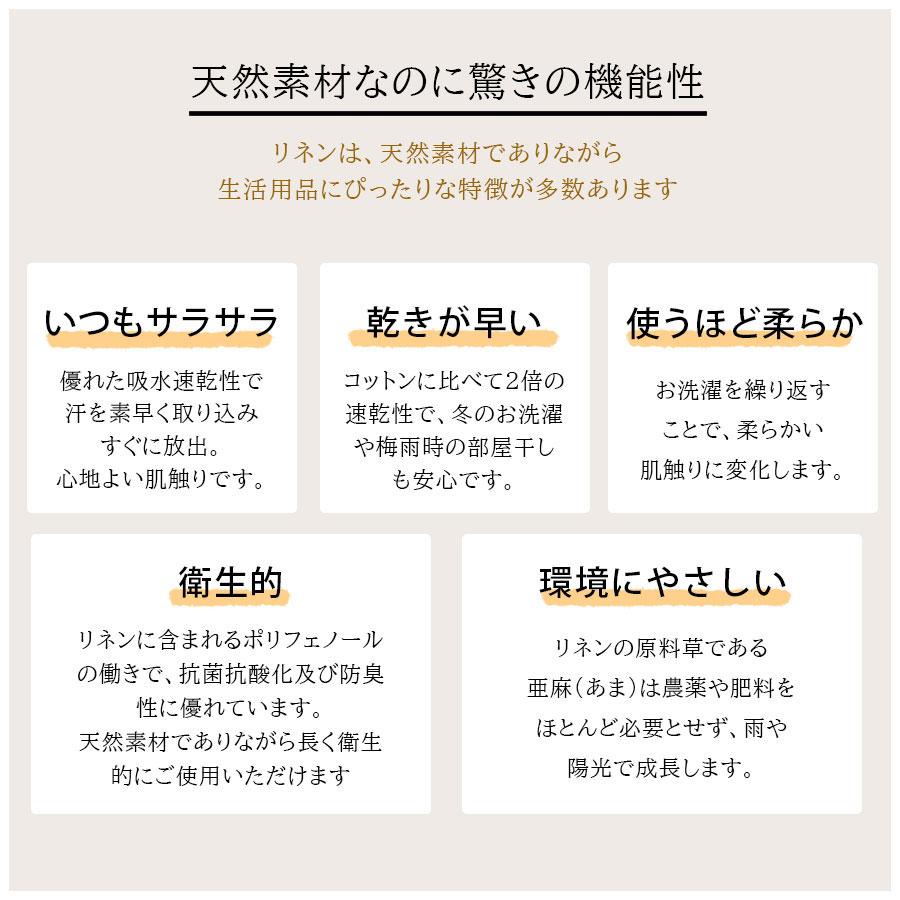 リネン ボックスシーツ ダブル ベッドカバー 日本製 LINEN \u0026 BASICの画像