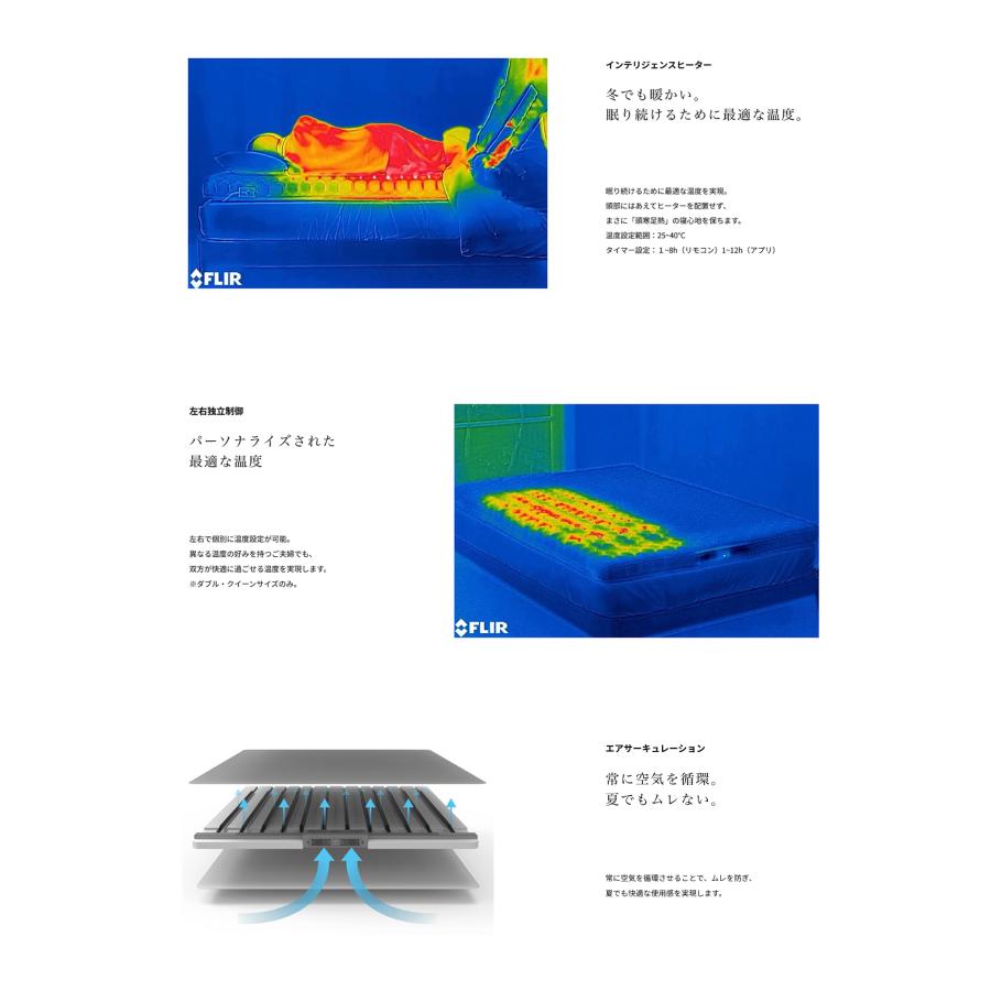 公式ストア限定2年保証】cado(カドー) マットレスギア FOEHN GRASS