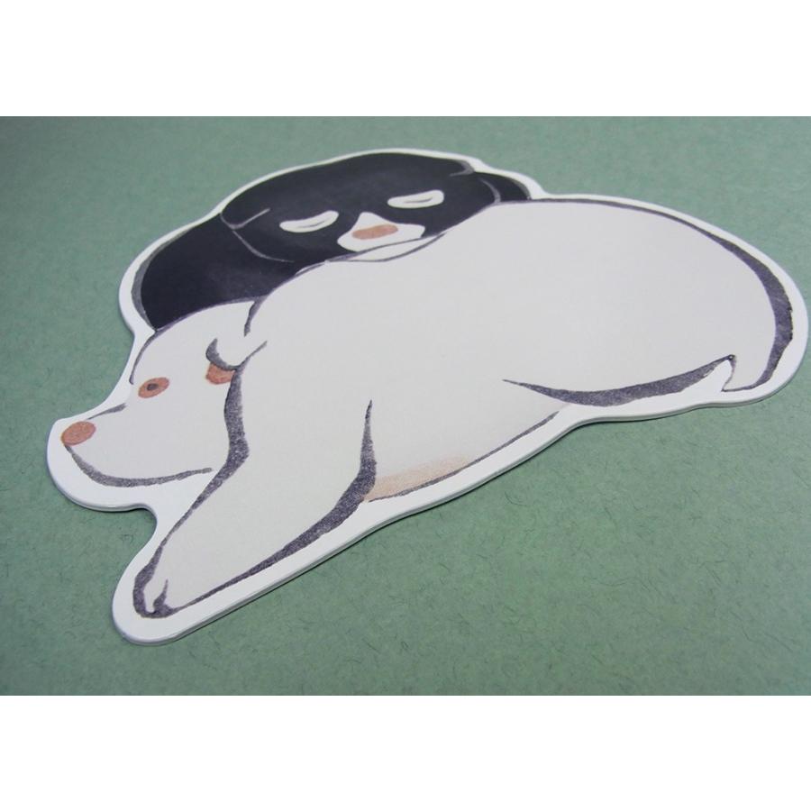 日本画切り抜き特殊はがき ダイカットポストカード 芳中 仔犬 眠り犬 H3 1811 Caeru 通販 Yahoo ショッピング