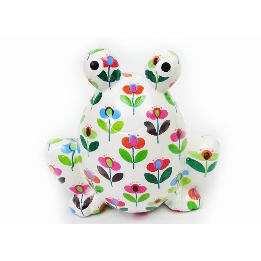 貯金箱 花柄カエル 大 Ts021 1903 Caeru 通販 Yahoo ショッピング