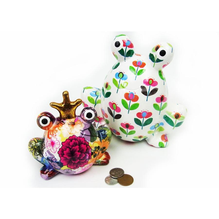 貯金箱 花柄カエル 大 Ts021 1903 Caeru 通販 Yahoo ショッピング