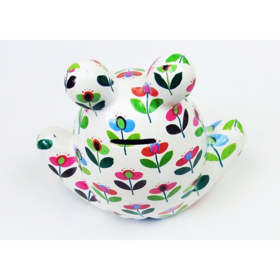 貯金箱 花柄カエル 大 Ts021 1903 Caeru 通販 Yahoo ショッピング