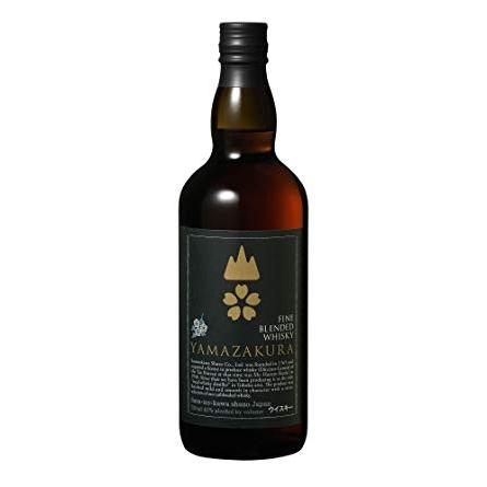 ブレンデッドウイスキー山桜　黒ラベル　40%ＹＡＭＡＺＡＫＵＲＡ 700ml　笹の川酒造 | 