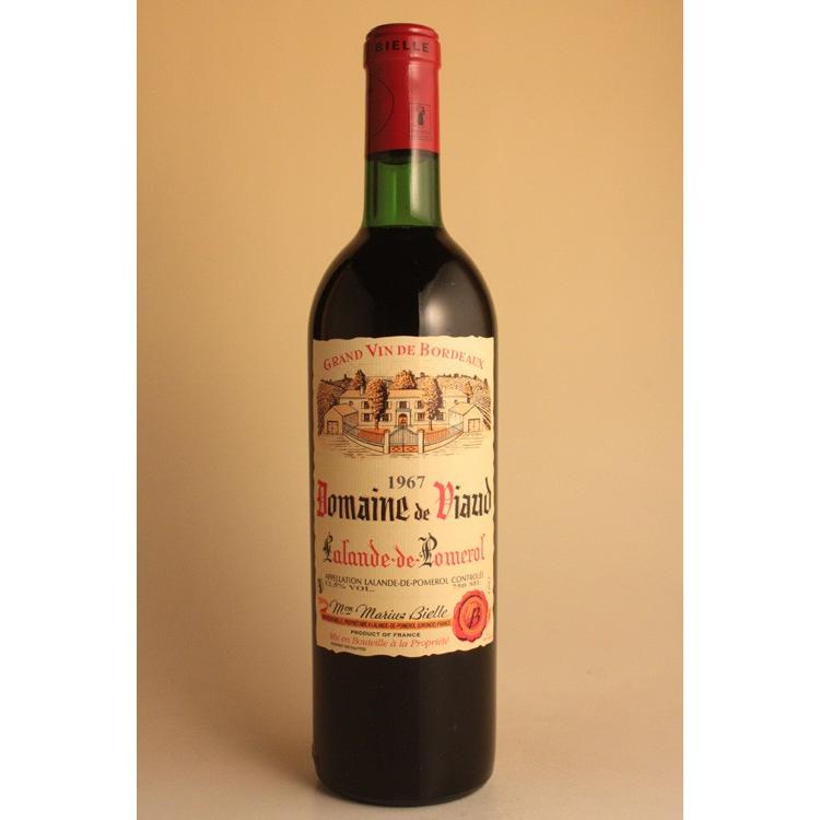 【閉店セール!】ドメーヌ ド ヴィオー 1967 赤ワイン フルボディ 750ml フランス ボルドー ラランド ド ポムロール 蔵出し 古酒 昭和42年 生まれ年 |  | 01