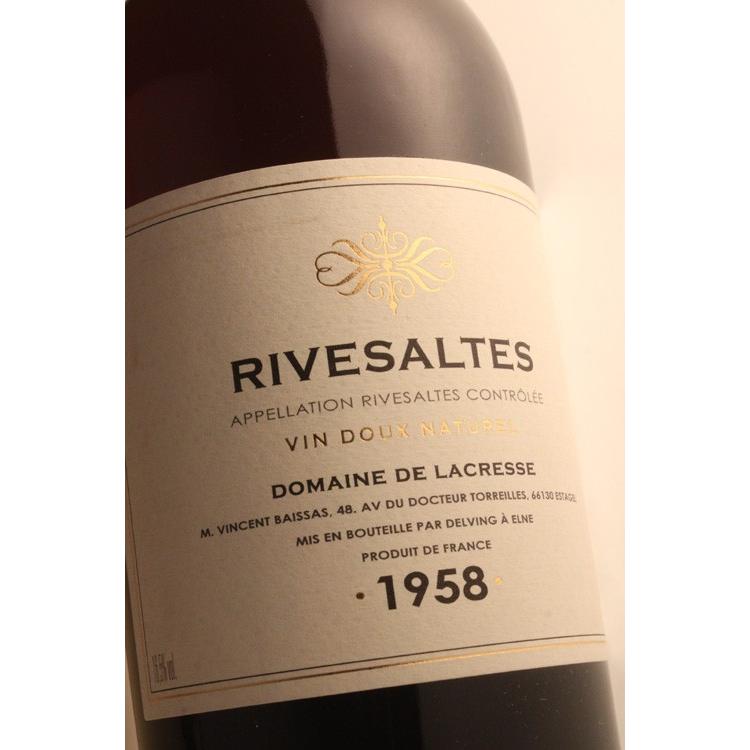 リヴザルト[1958]ドメーヌ・デ・ラ・クレッセRivesaltes/Domaine de Lacresse | 