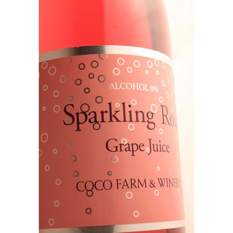 ◆アルコール0％　ロゼ・スパークリングジュース　750ml足利ココ・ファーム・ワイナリー | 