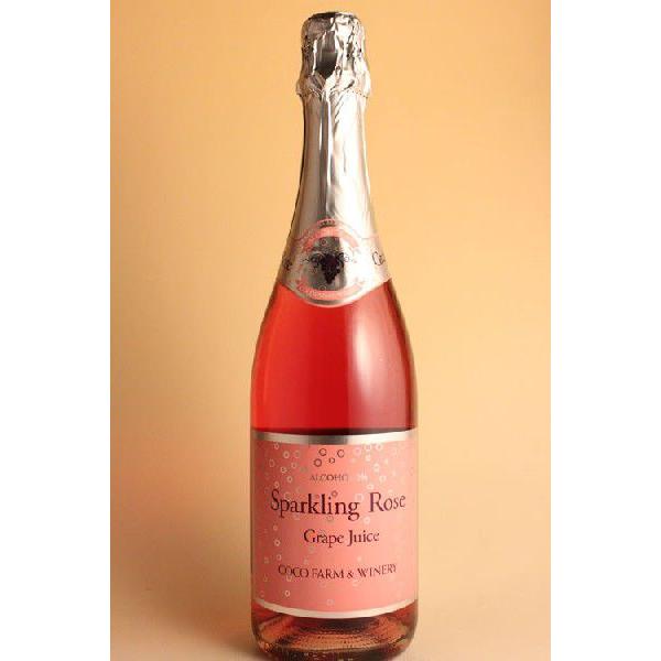 ◆アルコール0％　ロゼ・スパークリングジュース　750ml足利ココ・ファーム・ワイナリー |  | 01