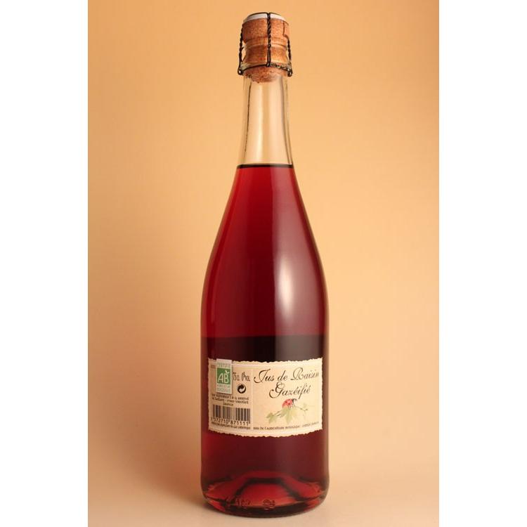 ジュ・ド・レザン・ガゼイフィエ　赤/ドメーヌ・エリザベス ポール・ジロー　スパークリングジュースと同じようなブドウジュースです |  | 01