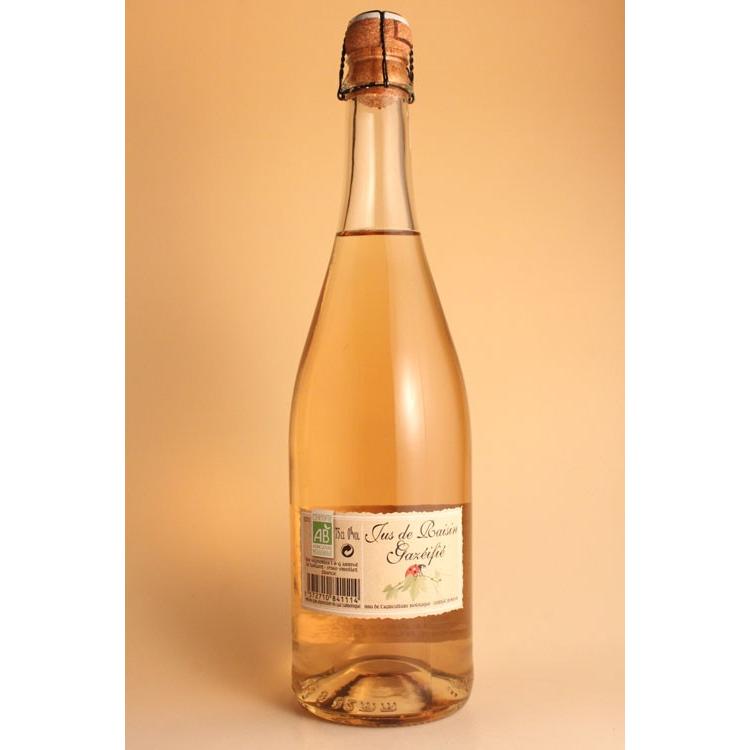 ジュ・ド・レザン・ガゼイフィエ　白 ドメーヌ・エリザベス/ポール・ジロー　スパークリングジュースと同じようなブドウジュース |  | 01