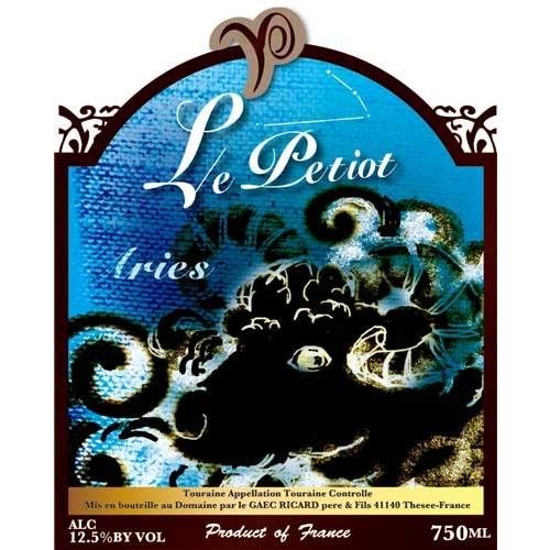 12星座ラベル　おひつじ座　ヴァンサン・リカール　トゥーレーヌ・ソーヴィニヨン　ブラン |  | 02