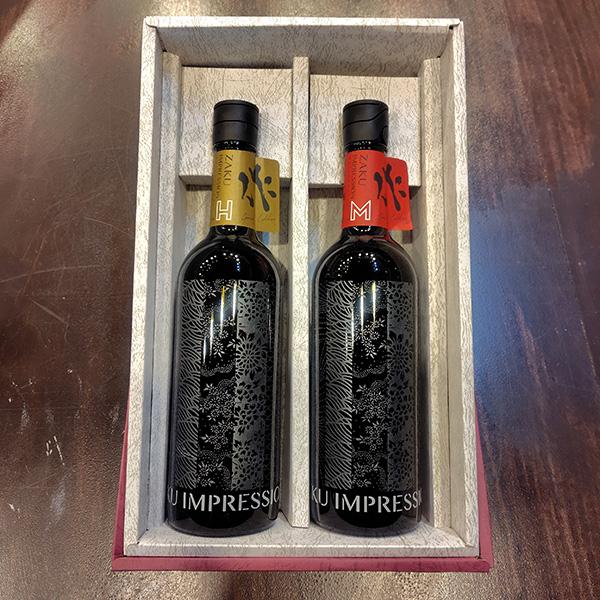 ZAKU IMPRESSION 作(ざく) ザク インプレッション M H G 日本酒 飲み比べ 2本 リカーパークシーザーオリジナル・ギフトセット | 作 | 01