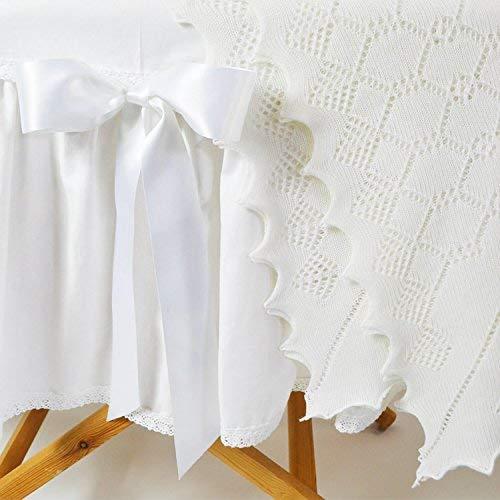 ジーエイチハートアンドサン G.H.HURT&SON おくるみ エレガントウールショール ホワイト 