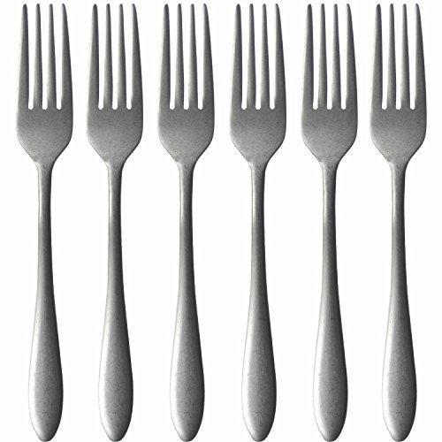 ナガオ 燕三条 ディナーフォーク aged 5本+1本 18.5cm 18-0ステンレス