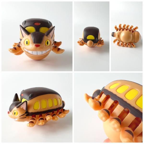 【となりのトトロ】なつかし物語　首振り置き物　ネコバス　箱あり　未使用　希少 となりのトトロ】なつかし物語 首振り置き物 ネコバス 箱あり 未