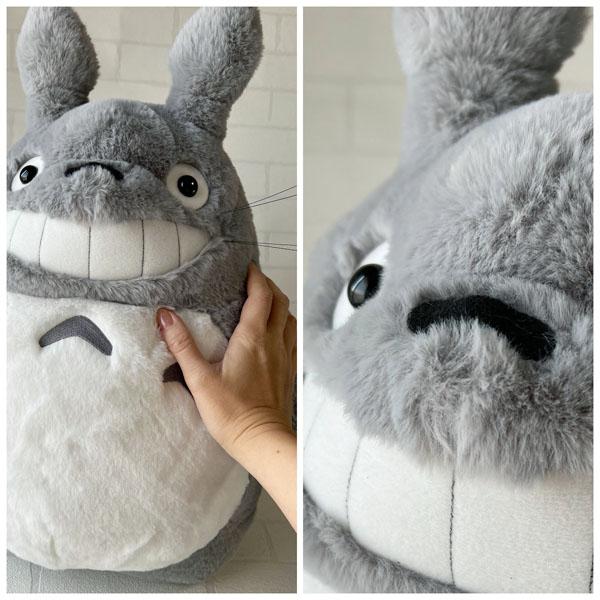 スタジオジブリ となりのトトロ♡ふんわり大トトロ笑い Ｌサイズ♡新品 未使用 スタジオジブリ トトロ となりのトトロ ふんわり大トトロ 笑い L