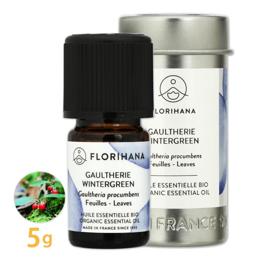 ウインターグリーン オーガニック 5g フロリハナ ウィンターグリーン 精油 エッセンシャルオイル アロマオイル アロマテラピー D3f カフェ ド サボン ヤフー店 通販 Yahoo ショッピング