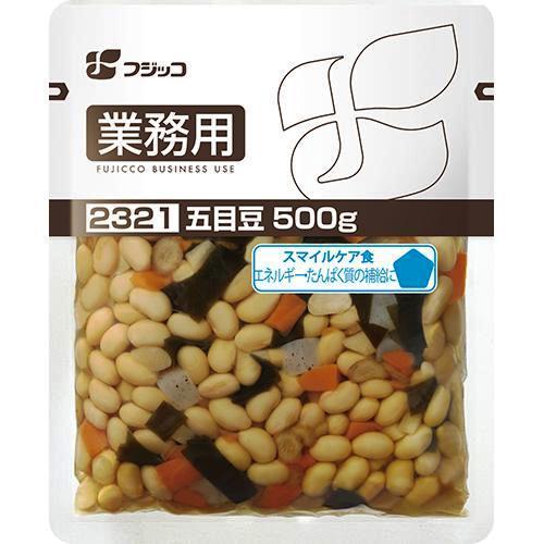 フジッコ 煮豆 業務用 五目豆 にまめ 500g 北海道産大豆 じっくり