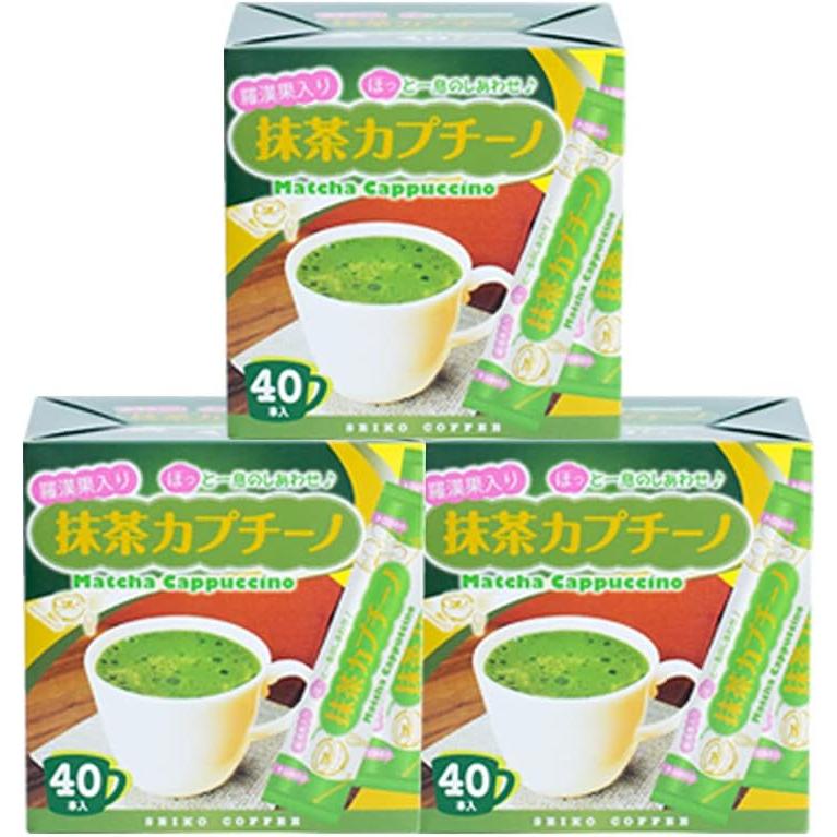 スティックコーヒー 抹茶カプチーノ120杯（12g×40本×3箱） |  | 01