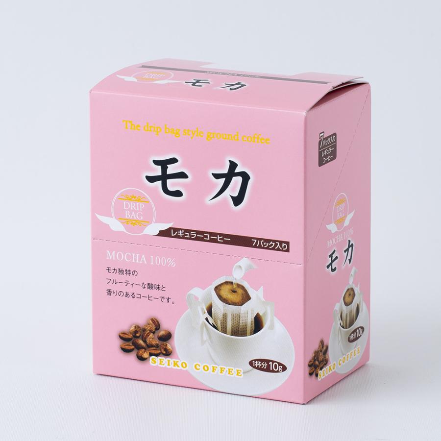 コーヒー ドリップコーヒー モカ 10g×7袋箱入(モカ100％) : カフェ工房