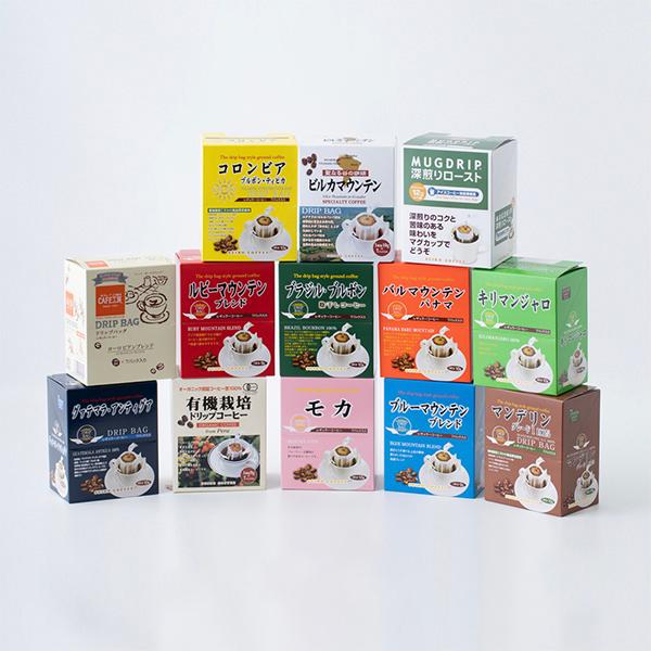 コーヒー ドリップコーヒー13種91杯セット（７杯×13種 計91袋入)　送料無料 コーヒー通販カフェ工房 |  | 02