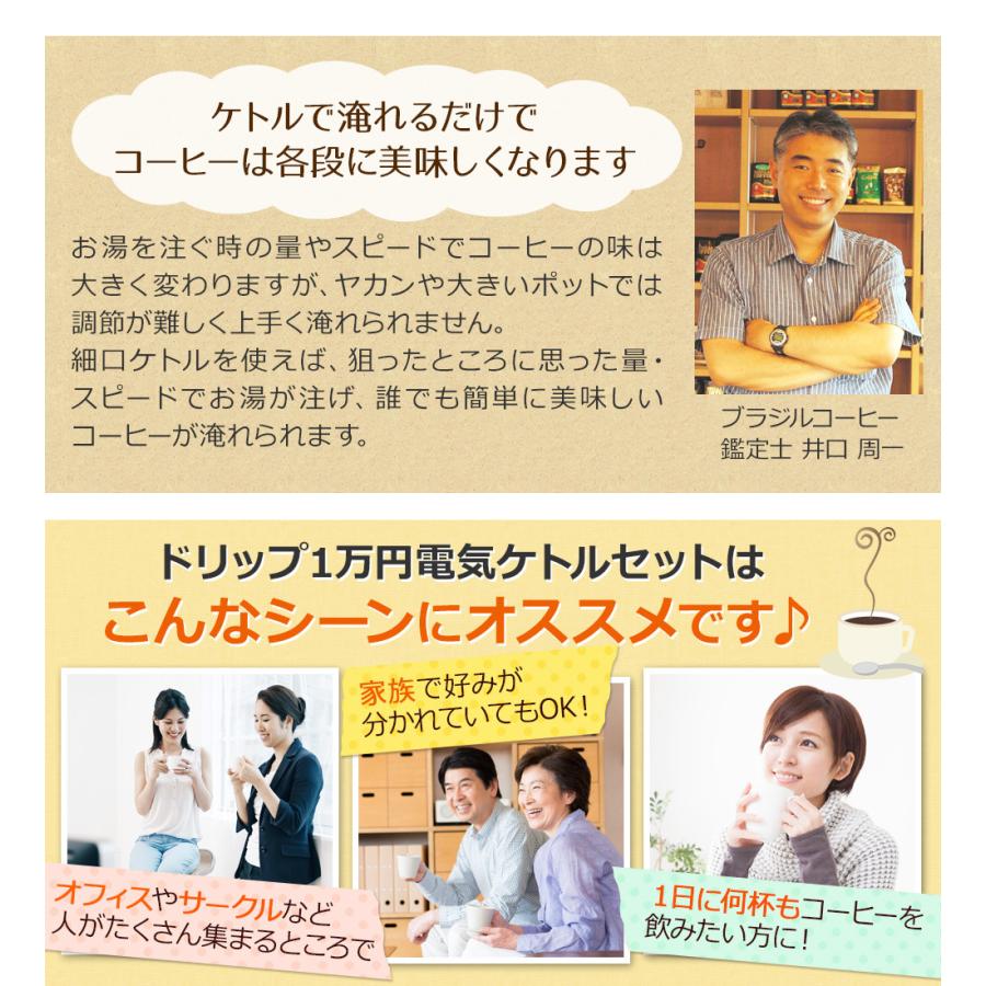 【福袋】 ドリップ1万円電気ケトルセット|送料無料 爆買 |  | 08