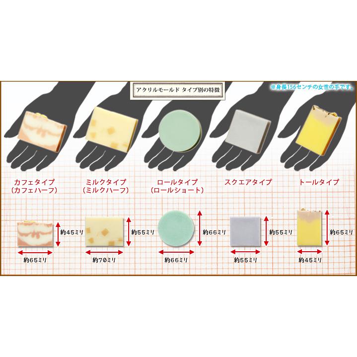 Cafe de Savon（カフェ・ド・サボン） 手作り石鹸用アクリルモールド