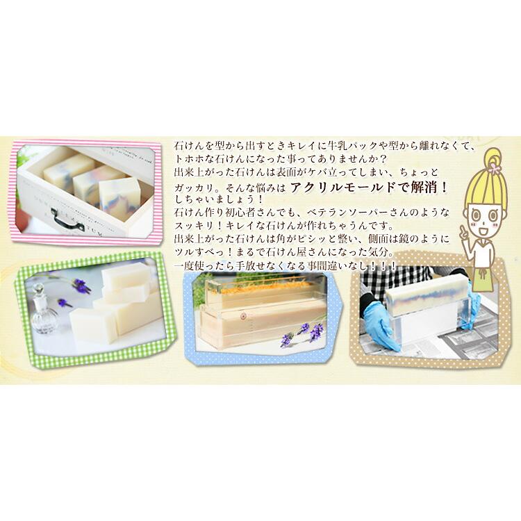 Cafe de Savon（カフェ・ド・サボン） 手作り石鹸用アクリルモールド