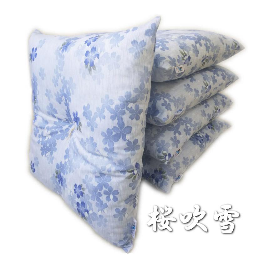 座布団 高島ちぢみ 5枚組み 柄組み合わせ自由 日本製 発送当日わた入れ 銘仙判 和柄 涼しい 絞り しじら織り おしゃれ 送料無料 |  | 08