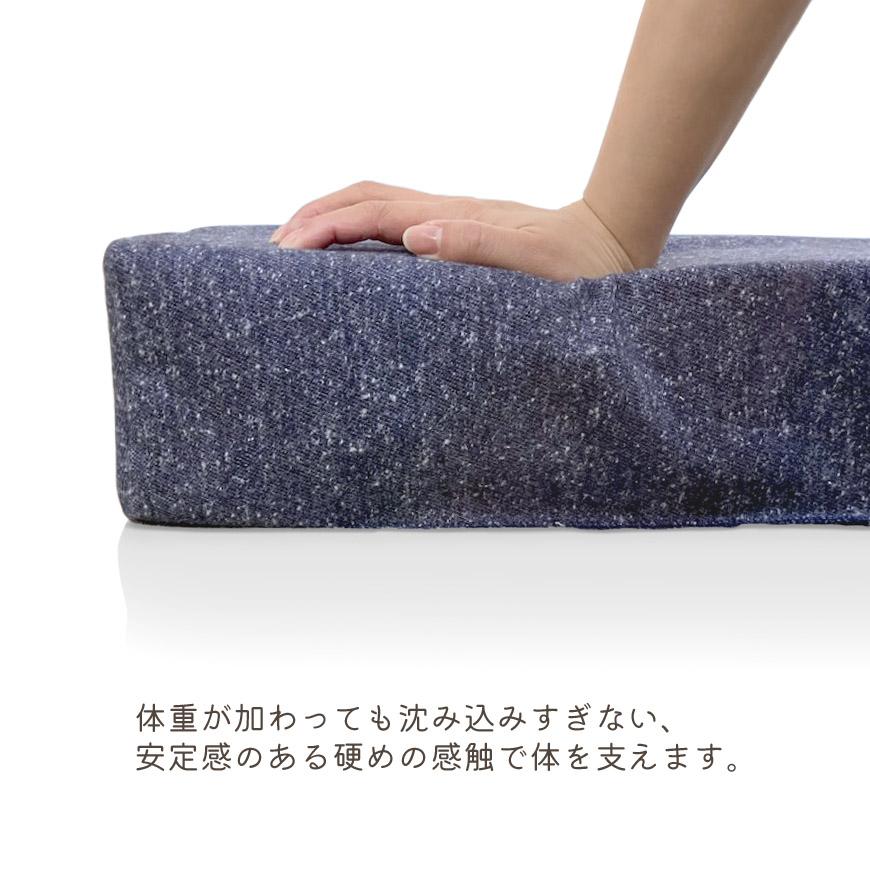 日本製 かため 足枕 10cm厚 固形チップウレタン 足まくら 足乗せ 腰痛 浮腫み 角まくら ナチュラル 硬め 厚め ひじ置き ウレタン枕 ミニ枕 テレビ枕 角枕 |  | 04