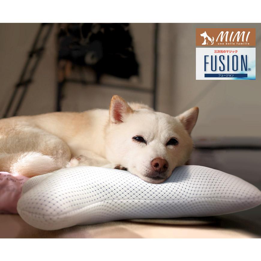 MIMI ひんやりボーン 骨 クッション FUSION 接触冷感 犬用 ペット用品 ピロー 日本製 洗える さらさら メッシュ 通気性 あご枕 ぬいぐるみ 可愛い 無地 送料無料 |  | 02