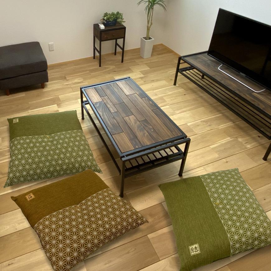 座布団 結 日本製 銘仙判 55x59cm 発送日わた入れ ざぶとん ザブトン