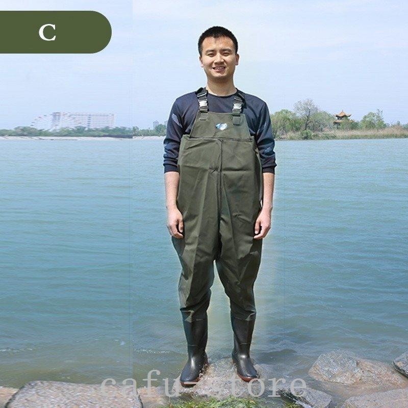 数量限定セール レイングッズ 雨具 防水パンツ胴長靴釣り用長靴長靴付き長ぐつ付き 防水パンツ胴長靴釣り用長靴長靴付き長ぐつ付きつなぎハイウエスト防水加工 メンズ男性用22新品ファッション Www Threeriversofs Com