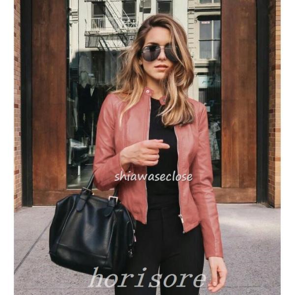 ○手数料無料!!-レザージャケットレディース40代50代革ジャン