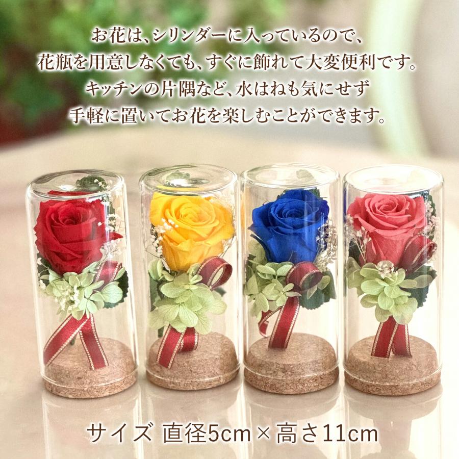 プリザーブドフラワー ボトルフラワー 枯れない 花 母 祖母 義母 40代