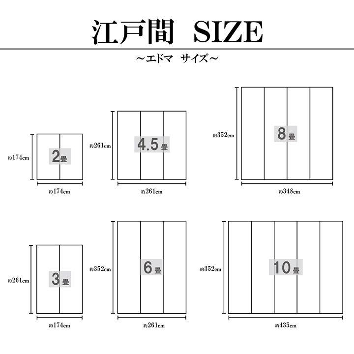 【福岡県品評会最優秀賞】敷物 国産 日本製 純国産 い草 掛川織 花ござ 抗菌防臭 自然素材 モダン 江戸間10畳 約435×352cm[13]_8