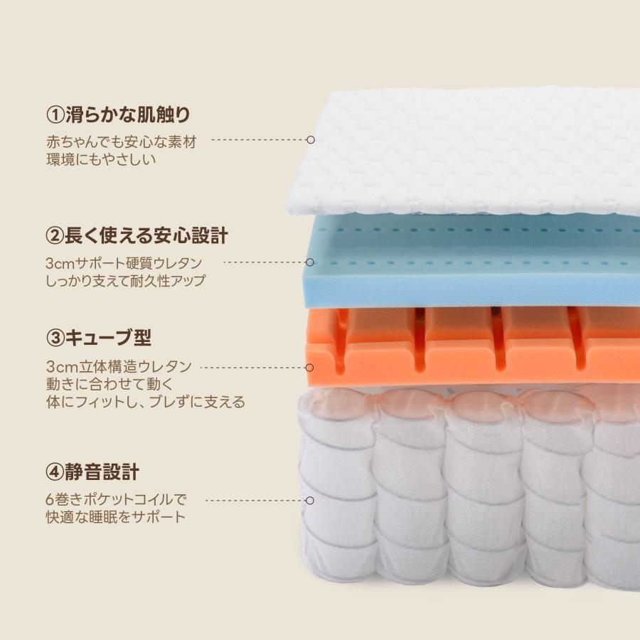 CAGUUU グランドエアマットレス シングル セミダブル ダブル クイーン
