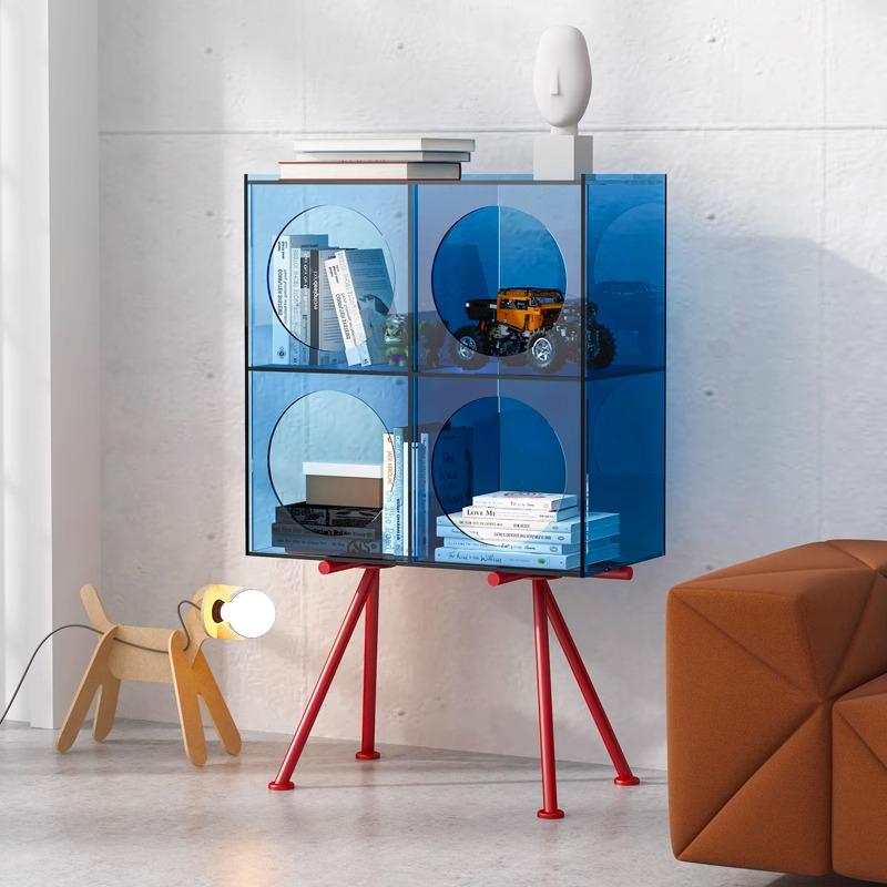 CAGUUU クリアサイドキャビネット アクリル製クリアサイドキャビネット