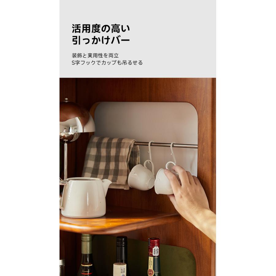 CAGUUU レトロコーナーラック 多用途省スペース 木製コーナー