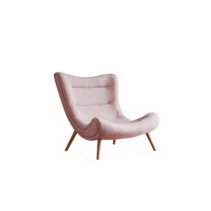 CAGUUU ハイバッククッションソファチェア L88*W105*H95cm 天然木製